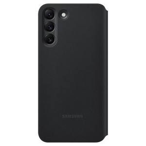 Samsung Galaxy S22 Samsung EF-ZS901CBE Smart Clear View gyári fliptok fekete
