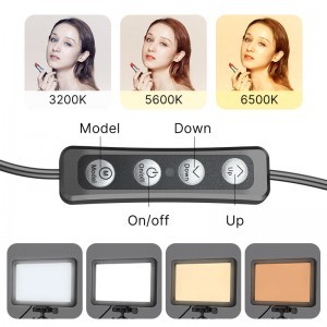 ULANZI VIJIM VL108C USB-s LED lámpa, videólámpa 3200-6500K (2474)-12