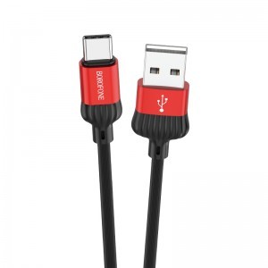 Borofone BX28 Dignity USB - USB Type-C 2.4A 1m piros