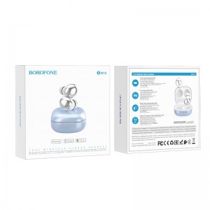 Borofone BW10 Magic Rhyme TWS Bluetooth Fülhallgató Kék