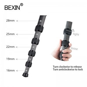 BEXIN P285C karbon monopod 155cm (DCA1219B)-1