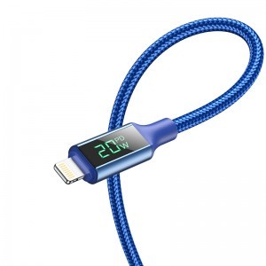Borofone BU32 Exclusive USB Type-C - Lightning kábel PD 20W 1,2m kék