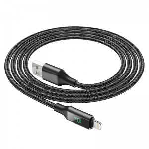 Borofone BU32 Exclusive USB - Lightning 2.4A 1.2m fekete