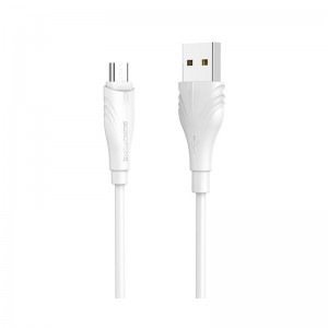 Borofone BX18 Optimal USB - Micro USB kábel 2m fehér