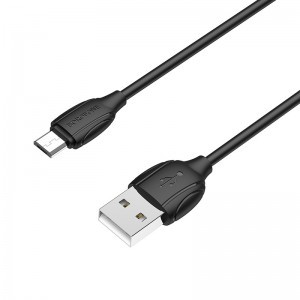 Borofone BX19 Benefit USB - Micro USB kábel 2.4A 1m fekete