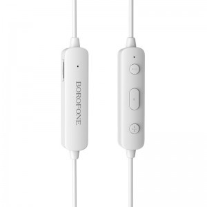 Borofone BE22 Sport vezeték nélküli bluetooth fülhallgató fehér