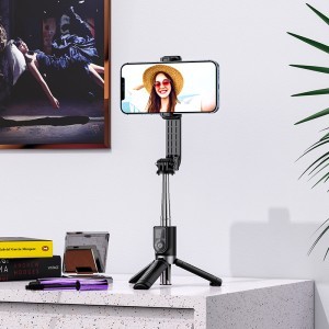 Borofone BY9 Streamer Selfie bot és tripod bluetooth távirányítóval fehér