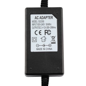 1202000 állítható feszültségű univerzális hálózati adapter, tápegység AC DC 3V - 12V 2A 24W (SYA00312902)-2