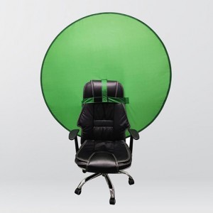 Chroma-key zöld háttér székekhez 130cm kör (CHT130)