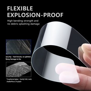 iPhone 12 Pro Max Bestsuit Flexible Hybrid kijelzővédő üvegfólia