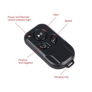 YELANGU L4X motoros dolly kocsi kamerához, mobiltelefonhoz távirányítóval, slider kompatibilis (DCA1715)-4