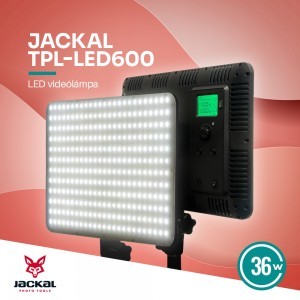 Jackal TPL-LED600 LED videólámpa 3300-5600K