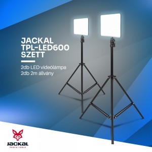 Jackal 2xTPL-LED600 LED videólámpa szett