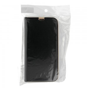 Huawei P10 Lite Book fliptok kerettel fekete