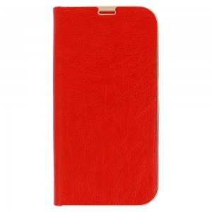 iPhone 7/8/SE 2020/SE 2022 Book fliptok kerettel piros