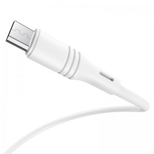 Borofone BX43 Cooljoy USB - micro USB 2.4A kábel 1m fehér