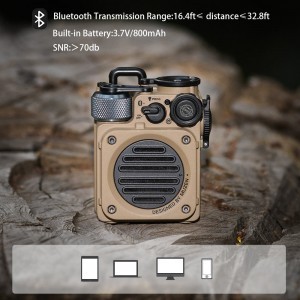Muzen Wild Mini Bluetooth hangszóró sivatagi sárga
