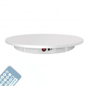 360 fokos termékforgató 60cm, távirányítóval, 100kg teherbírás fehér (DCA1272W)-5