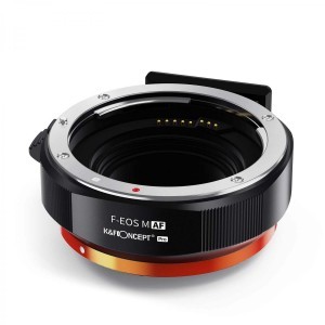 KF Concept Canon EF/EF-S bajonett adapter - Canon EOS M vázakra Autofocus támogatással (KF06.464)