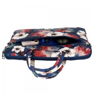 Wonder Briefcase laptop táska 15-16'''' kék virágmintás