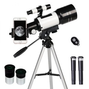 KF Concept csillagászati távcső, teleszkóp 300mm, állvánnyal, telefontartóval, bluetooth távirányítóval (KF33.036)