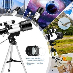 KF Concept csillagászati távcső, teleszkóp 300mm, állvánnyal, telefontartóval, bluetooth távirányítóval (KF33.036)-7