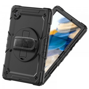Samsung Galaxy Tab A8 10.5 ''X200 / X205 Tech-protect Solid360 Tok Fekete
