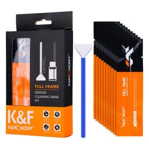 KF Concept 24mm Full-frame szenzor tisztító készlet folyadékkal, 10db-os (SKU.1617)