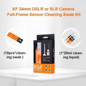 KF Concept 24mm Full-frame szenzor tisztító készlet folyadékkal, 10db-os (SKU.1617)-7