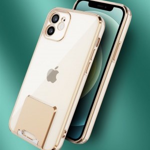 iPhone 12 Pro Tel Protect Kickstand Luxury tok támasztékkal fekete