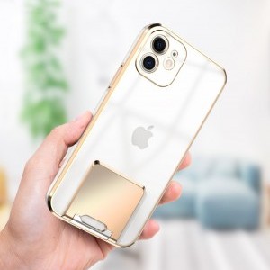 iPhone 12 Pro Max Tel Protect Kickstand Luxury tok támasztékkal lila