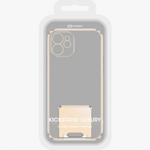 iPhone 12 Pro Max Tel Protect Kickstand Luxury tok támasztékkal arany