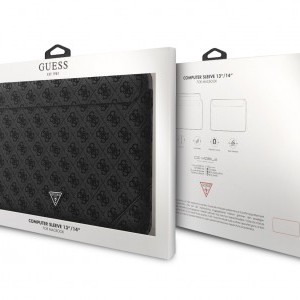 Guess 4G Triangle Sleeve 16'' laptop táska fekete színben (GUCS16P4TK)