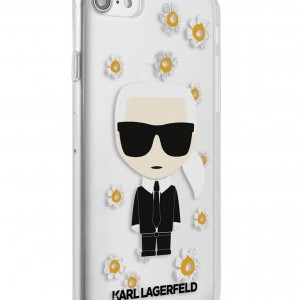 iPhone 7/8/SE2020/SE2022 Karl Lagerfeld Ikonik Flower tok átlátszó (KLHCI8HFLT)