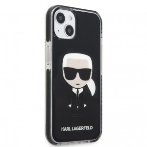 iPhone 13 mini Karl Lagerfeld TPE Body Ikonik tok fekete (KLHCP13STPEIKK)