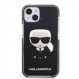 iPhone 13 mini Karl Lagerfeld TPE Body Ikonik tok fekete (KLHCP13STPEIKK)