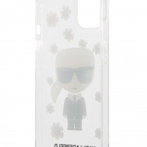 iPhone 13 mini Karl Lagerfeld Ikonik Flower tok átlátszó (KLHCP13SHFLT)