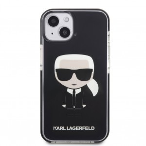 iPhone 13 Karl Lagerfeld TPE Body Ikonik tok fekete (KLHCP13MTPEIKK)