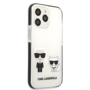 iPhone 13 Pro Karl Lagerfeld TPE Karl and Choupette tok fehér (KLHCP13LTPEKCW)