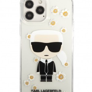 iPhone 13 Pro Max Karl Lagerfeld Ikonik Flower tok átlátszó (KLHCP13XHFLT)