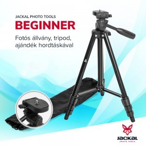 Jackal Beginner fényképező állvány, tripod (142cm)-2
