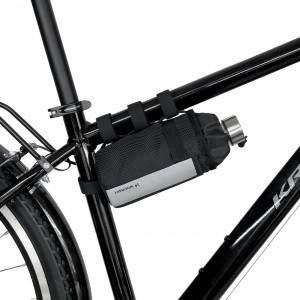 Wozinsky kerékpáros - rolleres termál vizespalack / palacktáska fekete (WBB29BK)