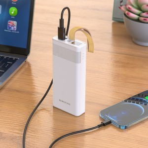 Borofone Coolmy BJ18 Powerbank 20000mAh 2XUSB fehér-2