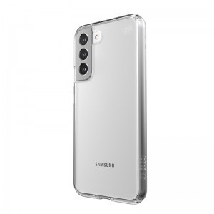 Samsung Galaxy S22 Plus Speck Presidio Perfect-Clear tok Microban bevonattal áttetsző