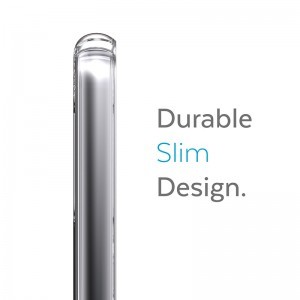 Samsung Galaxy S22 Plus Speck Presidio Perfect-Clear tok Microban bevonattal áttetsző