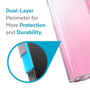 Samsung Galaxy S22 Ultra Speck Presidio Perfect Clear Ombre tok áttetsző/rózsaszín