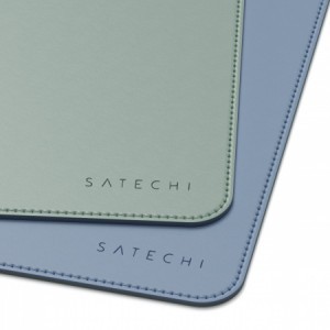 Satechi Eco Leather DeskMate bőr egérpad, kék / zöld (ST-LDMBL)
