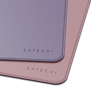 Satechi Eco Leather DeskMate bőr egérpad, rózsaszín - lila (ST-LDMPV)