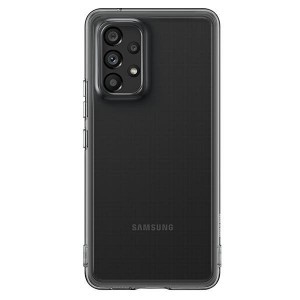 Samsung Galaxy A53 5G Samsung Soft Clear gyári szilikon tok fekete (EF-QA536TBEGWW)