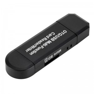 Memóriakártya olvasó CR03 OTG micro SD + SD - micro USB + USB